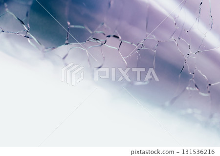 Cracked glass background material 131536216