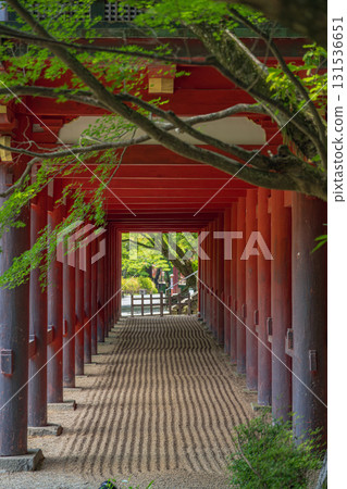 奈良談山神社拜殿台下美麗的柱子 131536651