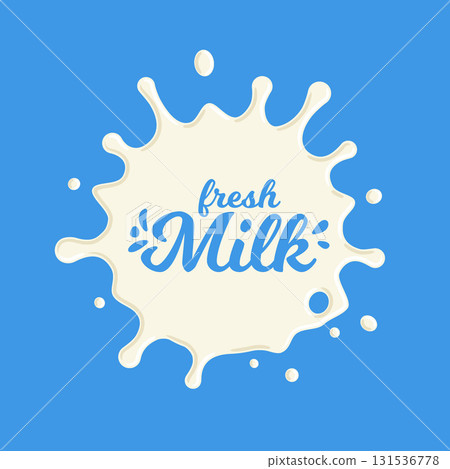milk splash crown shape, milk simple shape, milk waves, milk splashes for advertising dairy products 131536778