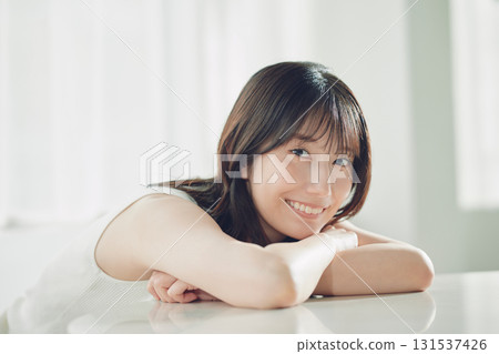 Beauty image: Portrait of a young woman 131537426