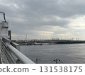 The entire view of the Osaka Kansai Expo's large roof ring, taken from Yumeshima Bridge at the end of September 131538175