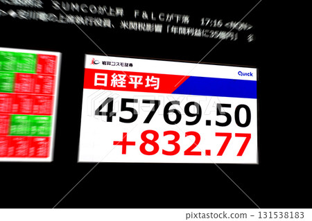 日本東京Cityscape股價創下45,769日圓50仙的新高。股價/收盤價=10月3日,日本橋兜町 日本東京Cityscape股價創下45,769日圓50仙的新高。股價/收盤價=10月3日,日本橋兜町 131538183