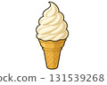 冰涼可口的軟冰淇淋 131539268