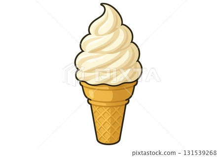 冰涼可口的軟冰淇淋 冰涼可口的軟冰淇淋 131539268