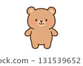 可愛的熊插圖 131539652