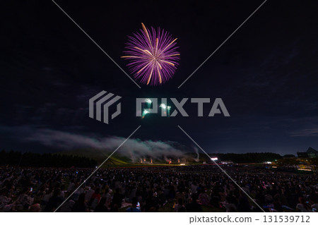 Hokkaido Artistic Fireworks Festival, Moere Numa, Sapporo, Fireworks, Summer 131539712