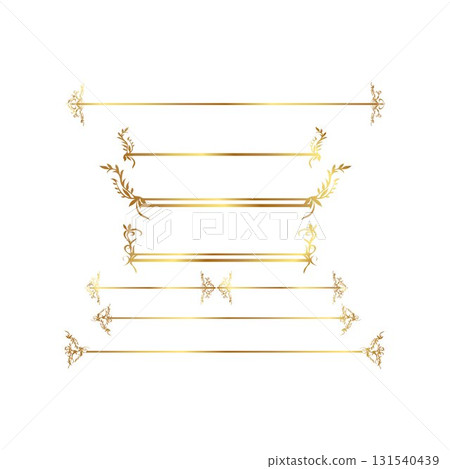 vintage border in divider line 131540439
