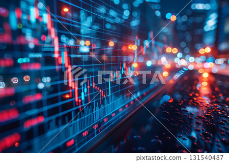 City Reflections in Market Volatility City Reflections in Market Volatility 131540487