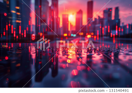 City Reflections in Market Volatility 131540491