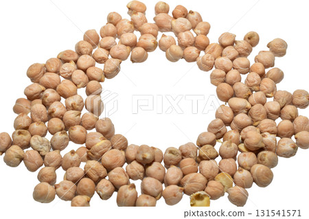 Chickpeas, Turkish peas. 131541571