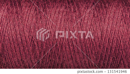 Red Thread Texture with Weave for Creative Craft Projects Red Thread Texture with Weave for Creative Craft Projects 131541946
