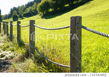 Traditional Village Fence in European Rural Area Traditional Village Fence in European Rural Area 131542002