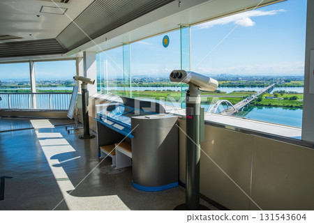 [Kiso Sansen Park Center] View from the observation tower (Kaizu City, Gifu Prefecture) 131543604