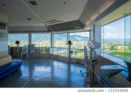 【木曾三泉公園中心】從瞭望塔眺望的景色(岐阜縣海津市) 【木曾三泉公園中心】從瞭望塔眺望的景色(岐阜縣海津市) 131543609