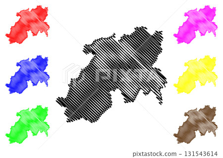 Medea Province (Provinces of Algeria, Peoples Democratic Republic of Algeria) map vector illustration, scribble sketch Medea map Medea Province (Provinces of Algeria, Peoples Democratic Republic of Algeria) map vector illustration, scribble sketch Medea map 131543614