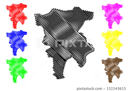 Mila Province (Provinces of Algeria, Peoples Democratic Republic of Algeria) map vector illustration, scribble sketch Mila map Mila Province (Provinces of Algeria, Peoples Democratic Republic of Algeria) map vector illustration, scribble sketch Mila map 131543615