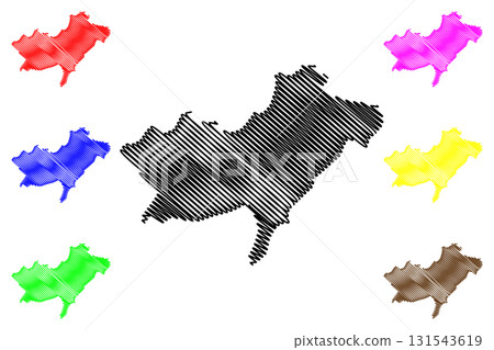 Oran Province (Provinces of Algeria, Peoples Democratic Republic of Algeria) map vector illustration, scribble sketch Oran map Oran Province (Provinces of Algeria, Peoples Democratic Republic of Algeria) map vector illustration, scribble sketch Oran map 131543619