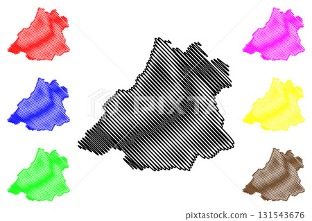 Benguela Province (Provinces of Angola, Republic of Angola) map vector illustration, scribble sketch Benguela map Benguela Province (Provinces of Angola, Republic of Angola) map vector illustration, scribble sketch Benguela map 131543676