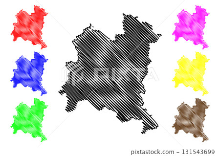 Boucle du Mouhoun Region (Regions of Burkina Faso, Burkina Faso) map vector illustration, scribble sketch Boucle du Mouhoun map Boucle du Mouhoun Region (Regions of Burkina Faso, Burkina Faso) map vector illustration, scribble sketch Boucle du Mouhoun map 131543699