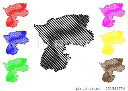 Bamyan Province (Islamic Republic of Afghanistan, Provinces of Afghanistan) map vector illustration, scribble sketch Bamyan map Bamyan Province (Islamic Republic of Afghanistan, Provinces of Afghanistan) map vector illustration, scribble sketch Bamyan map 131543754