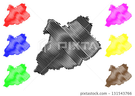 Khost Province (Islamic Republic of Afghanistan, Provinces of Afghanistan) map vector illustration, scribble sketch Khost map Khost Province (Islamic Republic of Afghanistan, Provinces of Afghanistan) map vector illustration, scribble sketch Khost map 131543766