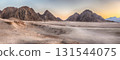 Scenic sunset in the desert near Sharm el Sheikh, Egypt 131544075
