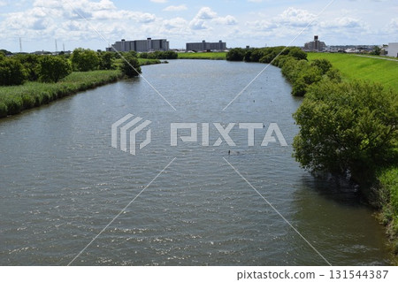 Kokai River Tone River system Southern Ibaraki Prefecture Kokai River Tone River system Southern Ibaraki Prefecture 131544387
