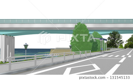 「藍色海景公園」PNG素材,可用作動畫背景。天空透明,請隨意使用。 「藍色海景公園」PNG素材,可用作動畫背景。天空透明,請隨意使用。 131545133