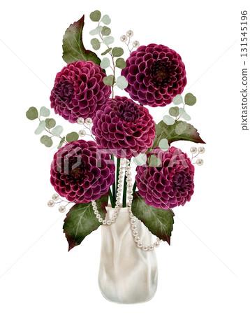 Bouquet with dahlia flowers Bouquet with dahlia flowers 131545196