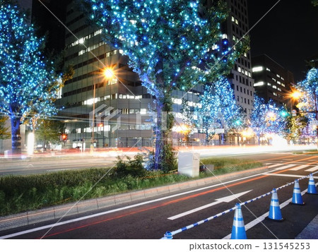 禦堂筋彩燈和光跡 2 禦堂筋彩燈和光跡 2 131545253