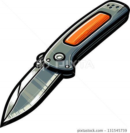 簡單的折疊刀圖解 131545739