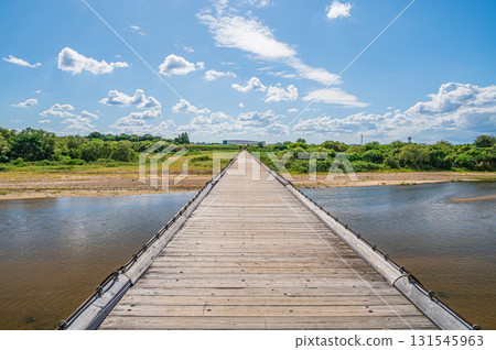 京都府八幡市木津川的著名景點－上津屋橋 131545963