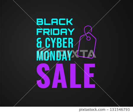 black friday and cyber monday sale design black friday and cyber monday sale design 131546793