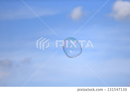 Image of blue sky and soap bubbles Image of blue sky and soap bubbles 131547130