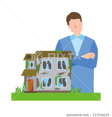 一名男子擔心如何處理空置房屋 131548224