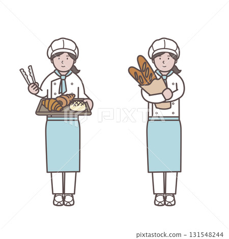 女麵包師插圖集 131548244