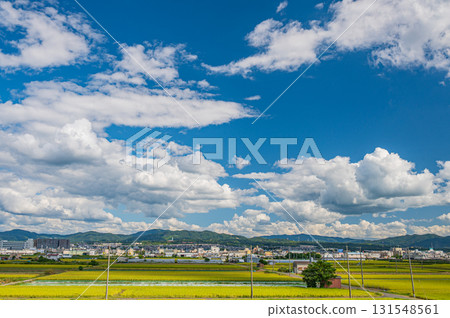 京都府久世郡久美町久美山町的田園風光 京都府久世郡久美町久美山町的田園風光 131548561
