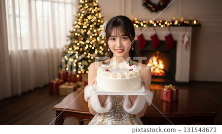 聖誕蛋糕和偶像 131548671