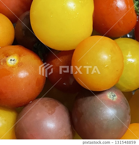 許多五顏六色的西紅柿 許多五顏六色的西紅柿 131548859