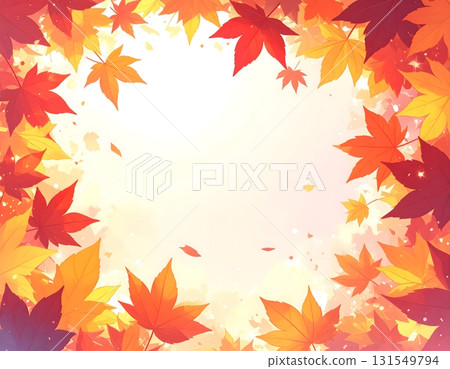 Autumn leaves background material 131549794