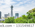 Osaka cityscape and Tsutenkaku 131549817