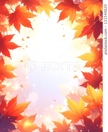 Autumn leaves background material 131549820