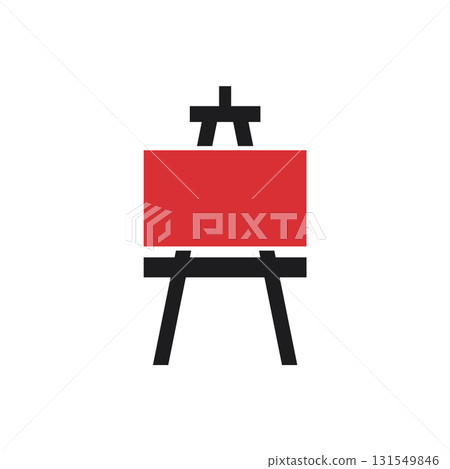 Black art easel 131549846