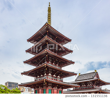 Shitennoji Temple (Osaka City) Five-story Pagoda 131551136