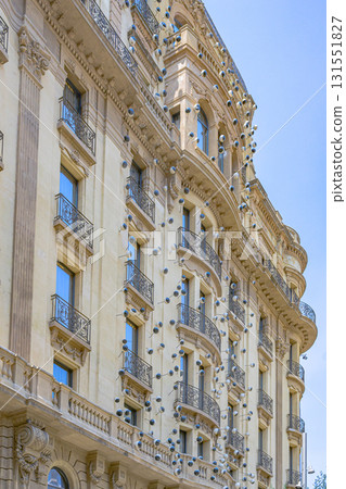 巴塞隆納,歷史建築,晴朗的天空,盛夏,西班牙 巴塞隆納,歷史建築,晴朗的天空,盛夏,西班牙 131551827