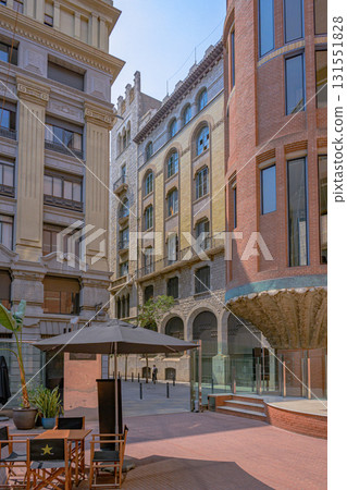 巴塞隆納，城市景觀，歷史，盛夏，西班牙 131551828