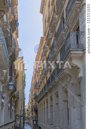 巴塞隆納，城市景觀，歷史，盛夏，西班牙 131551833