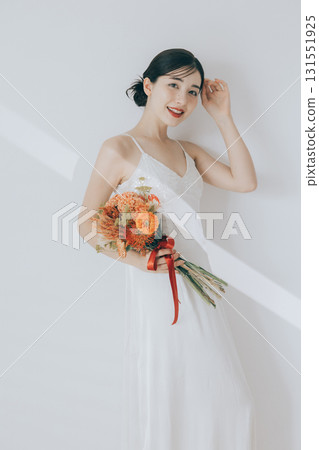 Woman in wedding dress Woman in wedding dress 131551925