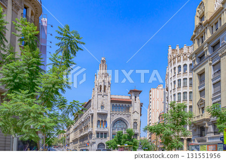 Barcelona, cityscape, clear skies, midsummer, Spain Barcelona, cityscape, clear skies, midsummer, Spain 131551956