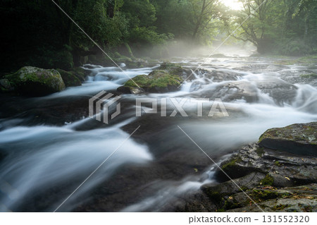 熊本縣菊池溪谷的光芒 熊本縣菊池溪谷的光芒 131552320